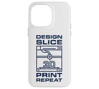 Design Slice Print Repeat - 3D Printing for Printers Fans Case for iPhone 14 Pro Max