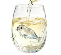 Design Stemless Tumbler with No Lead | Handcrafted Tankard For Bar Dining Room Villa Kitchen House By The Sea Hotel Parties Juices Cocktail Water