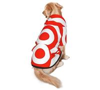 Design Target Print Dog Hoodie For Medium To Large Dogs, Warm, Soft, Breathable Sweatshirt, Easy To Wear Jumper For Winter And Fall, Pet Coat Pullover