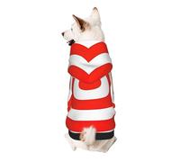 Design Target Print Dog Hoodie For Small Dogs, Warm, Soft, And Breathable Sweatshirt, Easy To Wear Jumper, Pet Winter Weather Coat Pullover