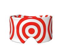 Design Target Print Sleep Eye and Ear Muffs Mask - Adjustable Yoga Travel Headband, Keep Warm Shading Comfortable Aid