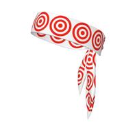 Design Target Print Sport Head Ties Back Bandanas Workout Hair Band Athletic Sweatbands Tennis Running