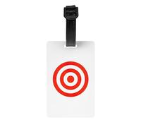 Design Target Print Waterproof Luggage Tags Suitcases Identification Labels Business Family Vacations