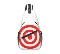 design targetPrint Men Women Cross Bag Diagonally Sling Lightweight Shoulder Crossbody Backpack