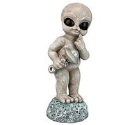 Design Toscano Alien Statue, Resin, Full Color, 16.5"