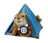 Design Toscano Backyard Camper Squirrel Solar Statue