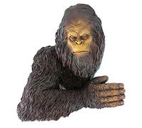 Design Toscano Bigfoot the Bashful Yeti Garden Tree Sculpture, 15 cm, Polyresin, Full Color