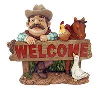Design Toscano Cowboy Cody Western Welcome Statue
