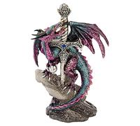 Design Toscano Dragon Blade Gothic Statue, 20.5 cm, Polyresin, Full Colour