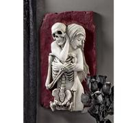 Design Toscano Flesh and Bone Skeleton Wall Sculpture