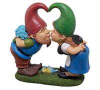 Design Toscano Kiss And Tell Lover Gnomes Garden Statue