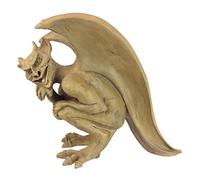 Design Toscano Legend of Cambridge Hopping Gargoyle Gothic Decor Statue, 53 cm, Polyresin, Gothic Stone