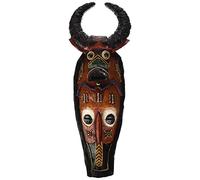 Design Toscano Masks of the Congo Wall Sculptures - Cape Buffalo
