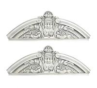 Design Toscano NG934244 Prometheus, the Rebel Titan Sculptural Wall Pediment - Set of 2