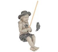 Design Toscano Statue, Polyresin, Medium Nellies Big Catch