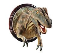 Design Toscano T-Rex Dinosaur Trophy Wall Sculpture, Full Color, Medium