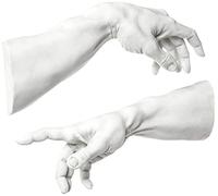Design Toscano The Creation Wall Sculptures, Off White, 7.5x42x16.5 cm