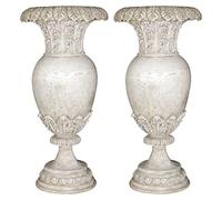 Design Toscano Versailles Floral Oviform Urn - Set of 2