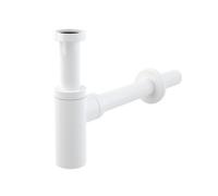 Design trap for universal washbasin 100% metal white (A400B)