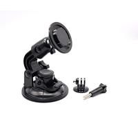 Design Universe compatible with Quad Lock MAG Windscreen Mount with action camera attachments, strong 9cm suction cup, strong on/off magnetic phone attachment.