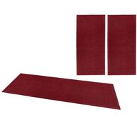 Design Velours Red Rug 3 pcs - 2x 70x140 cm + 1x 70x240 cm