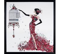 Design Works Bird Cage Cross Stitch Kit, Multi-Colour