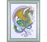 Design Works Celestial Dragon Cross Stitch Kit, Multi-Colour