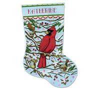 Design Works Counted Cross Stitch Stocking Kit 17" Long-Cardinal (14 Count)