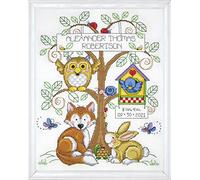 Design Works Crafts, Baby's Forest Counted Cross Stitch Kit