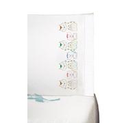 Design Works Crafts Cat Row Stamped for Embroidery Pillowcases - Set of 2