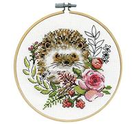 Design Works Crafts Counted Cross Stitch Kit, Cotton, Hedgehog