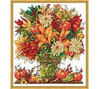 Design Works Crafts Fabulous Fall Counted Cross Stitch Kit, Mulitcolor