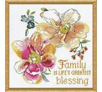 Design Works Crafts, Family Blessings Counted Cross Stitch Kit