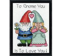 Design Works Crafts Gnome Love Counted Cross Stitch Kit, by The Yard