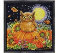 Design Works Crafts Inc. Harvest Owl Counted Cross Stitch Kit