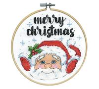 Design Works Crafts Inc. Merry Christmas Counted Cross Stitch Kit with Hoop