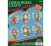 Design Works Crafts Inc. Reindeer Circles Counted Cross Stitch Ornament Kit - Set/6