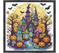 Design Works Crafts Inc. Spooky Village Counted Cross Stitch Kit