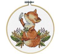 Design Works Crafts Janlynn Counted Cross Stitch Kit, Fox