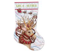 Design Works Crafts Reindeer Ride Counted Cross Stitch Stocking Kit