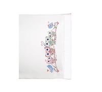 Design Works Crafts Stamped Pillowcases for Embroidery, Pillows Covers, Owls
