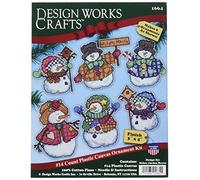Design Works Welcome Winter Cross Stitch Ornament Kit, 4 Inches