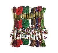 Design Works Crafts Zenbroidery Christmas Thread Trim Pack, Cotton, Multi-Colour, 1 x 15 x 1 cm
