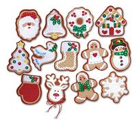 Design Works Gingerbread Men Felt Ornaments, Multi-Color
