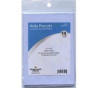 Design Works Gold Quality Aida 14 Count 15"X18"-Light Blue