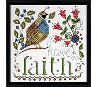 Design Works Have Faith Cross Stitch Kit, Multi-Colour