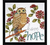 Design Works Hope Owl Cross Stitch Kit, Multi-Colour