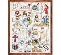 Design Works Inspirational ABC Cross Stitch Kit, Multi-Colour