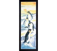 Design Works Penguins Cross Stitch Kit, Multi-Colour