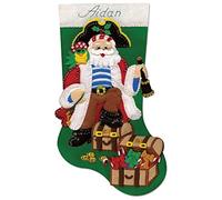 Design Works "Pirate Santa Stocking" Coloured Felt Sheets